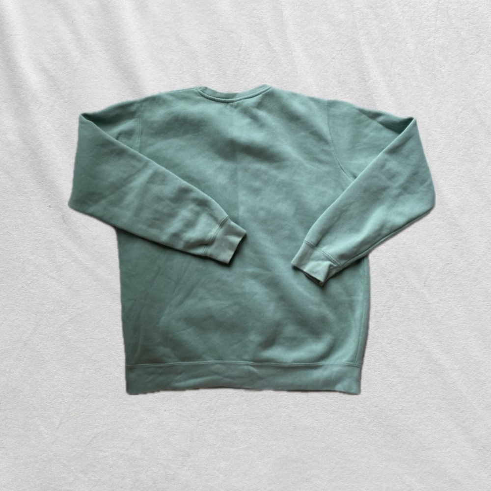 Green white pastel Sorrento Italy embroidered crewneck - Picture 7 of 7